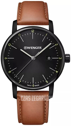 Wenger Czarny/Skóra Ø42 mm 01.1741.136