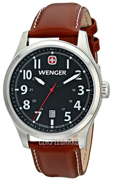Wenger Terragraph Czarny/Skóra Ø42.5 mm 0541.102