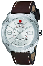 Wenger Escort Srebrny/Skóra Ø46 mm 11051101