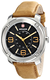 Wenger Escort Czarny/Skóra Ø43 mm 11051102