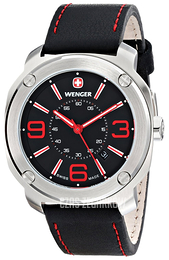 Wenger Escort Czarny/Skóra Ø43 mm 11051103