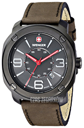 Wenger Escort Czarny/Skóra Ø43 mm 11051104