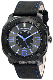 Wenger Escort Czarny/Skóra Ø43 mm 11051105