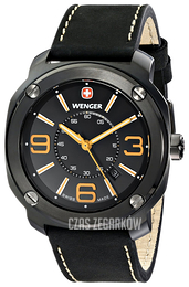 Wenger Escort Czarny/Skóra Ø43 mm 11051106