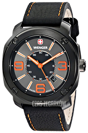 Wenger Escort Czarny/Skóra Ø43 mm 11051107
