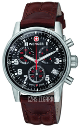 Wenger Commando Czarny/Skóra Ø42 mm 70899