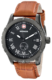 Wenger Grenadier Czarny/Skóra Ø43 mm 71000