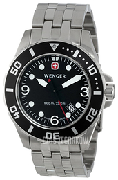 Wenger AquaGraph Czarny/Stal Ø46 mm 72236