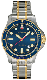 Wenger Niebieski/Stal w odcieniu złota Ø40 mm 72346