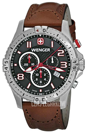 Wenger Squadron Czarny/Skóra Ø43 mm 77051