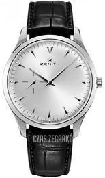 Zenith Heritage Ultra Thin Srebrny/Skóra Ø40 mm 03.2010.681-01.C493