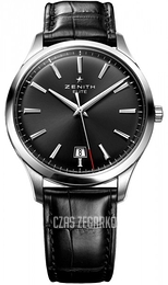 Zenith Captain Central Second Czarny/Skóra Ø40 mm 03.2020.670-21.C493