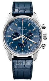 Zenith El Primero Niebieski/Skóra Ø42 mm 03.2097.410-51.C700