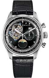 Zenith El Primero Chronomaster Czarny/Skóra Ø45 mm 03.2160.4047-21.C714