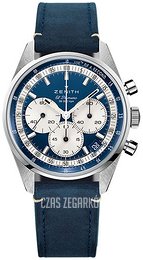 Zenith El Primero Niebieski/Skóra Ø38 mm 03.3200.3600-51.C902