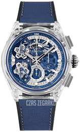 Zenith Defy Double Niebieski/Guma Ø44 mm 04.9000.9020-00.R920