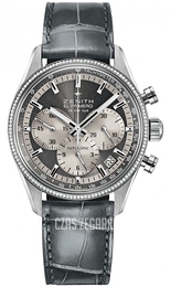 Zenith El Primero Szary/Skóra Ø38 mm 16.2150.400-21.C706