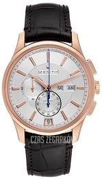 Zenith Captain Winsor Srebrny/Skóra Ø42 mm 18.2070.4054-02.C711