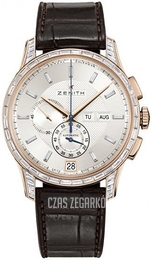 Zenith Captain Winsor Srebrny/Skóra Ø42 mm 22.2071.4054-03.C711