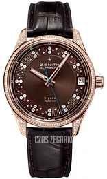 Zenith El Primero Espada Brązowy/Skóra Ø40 mm 22.2170.4650-76.C713