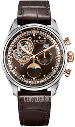 Zenith El Primero Brązowy/Skóra Ø45 mm 51.2161.4047-75.C713