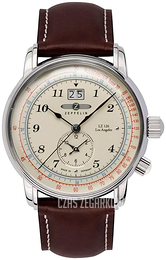 Zeppelin Los Angeles Beżowy/Skóra Ø42 mm 86445
