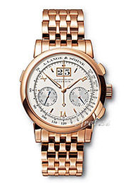 A. Lange & Söhne Datograph Biały/18 karatowe różowe złoto Ø39 mm 403.432