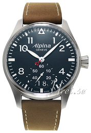 Alpina Startimer Niebieski/Skóra Ø44 mm AL-280N4S6