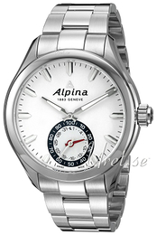 Alpina Horological Smartwatch Biały/Stal Ø44 mm AL-285S5AQ6B