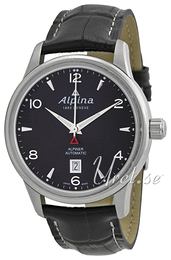 Alpina Alpiner Czarny/Skóra Ø41.5 mm AL-525B4E6