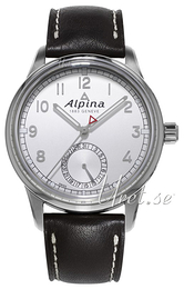 Alpina Alpiner Srebrny/Skóra Ø41.5 mm AL-710S4E6