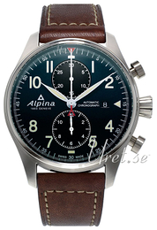 Alpina Startimer Niebieski/Skóra Ø44 mm AL-725N4S6