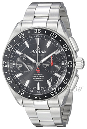 Alpina Alpiner Czarny/Stal Ø44 mm AL-860B5AQ6B