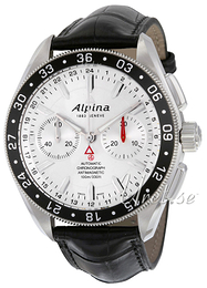 Alpina Alpiner Srebrny/Skóra Ø44 mm AL-860S5AQ6
