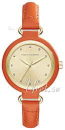 Armani Exchange Dress Żółte złoto/Stal w odcieniu złota Ø38 mm AX4243