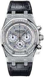 Audemars Piguet Royal Oak Chronograph Zestaw diamentów/Skóra Ø39 mm 26068BC.ZZ.D002CR.01