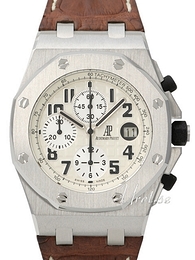 Audemars Piguet Royal Oak Offshore Biały/Skóra Ø44 mm 26020ST.OO.D091CR.01