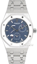 Audemars Piguet Royal Oak Dual Time Niebieski/Stal Ø39 mm 26120ST.OO.1220ST.02