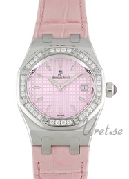 Audemars Piguet Royal Oak Lady Jewellery Watch Różowy/Skóra Ø33 mm 67601ST.ZZ.D057CR.01