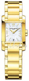 Baume & Mercier Diamant Biały/18 karatowe żółte złoto 34x22 mm MOA8696