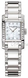 Baume & Mercier Diamant Biały/Zestaw diamentów 34x22 mm MOA8792