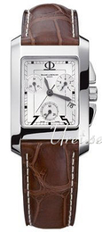 Baume & Mercier Hampton Srebrny/Skóra 45x28 mm MOA8373