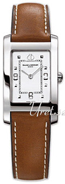 Baume & Mercier Hampton Biały/Skóra 51x24 mm MOA8377