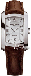 Baume & Mercier Hampton Srebrny/Skóra 46x30 mm MOA8442