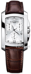 Baume & Mercier Hampton Srebrny/Skóra 46x30 mm MOA8445