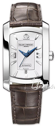 Baume & Mercier Hampton Srebrny/Skóra 46x30 mm MOA8753