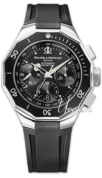 Baume & Mercier Riviera Czarny/Guma Ø43 mm MOA8723