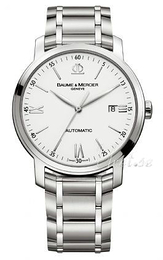 Baume & Mercier Classima Executives Biały/Stal Ø39 mm MOA8836