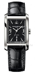 Baume & Mercier Hampton Czarny/Skóra 42x27 mm MOA8809