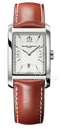 Baume & Mercier Hampton Biały/Skóra 42x27 mm MOA8810